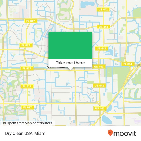 Dry Clean USA map