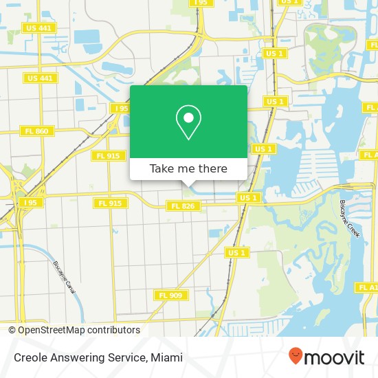 Creole Answering Service map