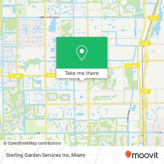 Mapa de Sterling Garden Services Inc