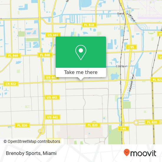 Brenoby Sports map