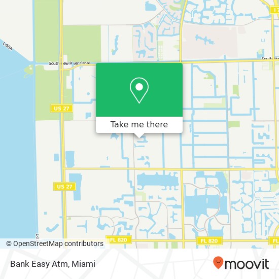 Bank Easy Atm map