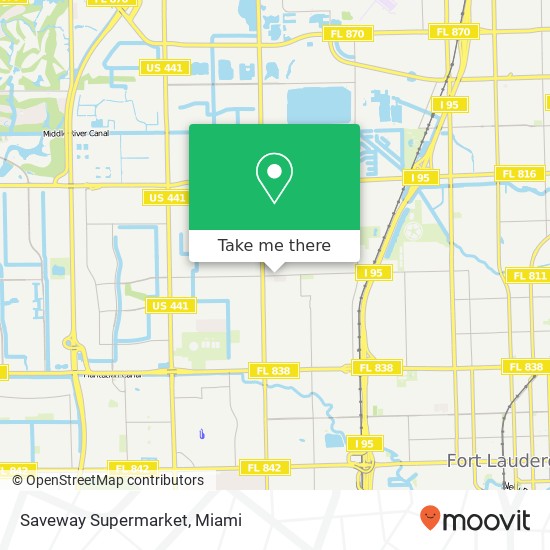 Mapa de Saveway Supermarket