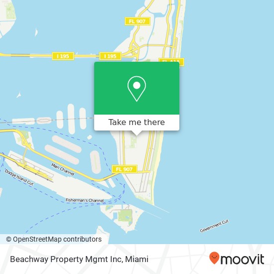 Beachway Property Mgmt Inc map