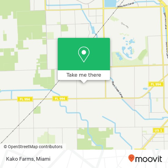 Kako Farms map