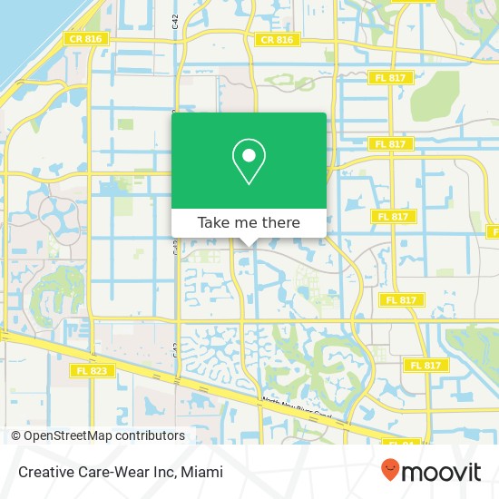 Creative Care-Wear Inc map