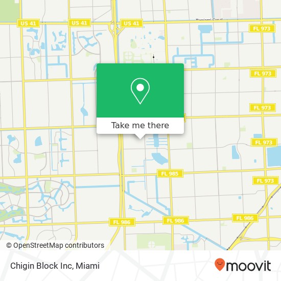 Chigin Block Inc map