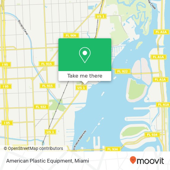 American Plastic Equipment map