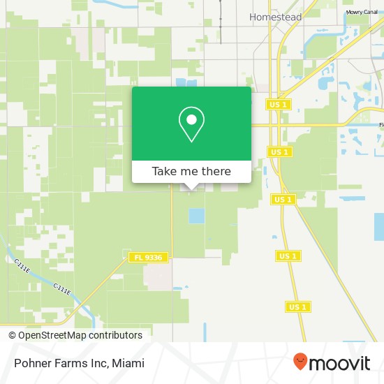 Pohner Farms Inc map