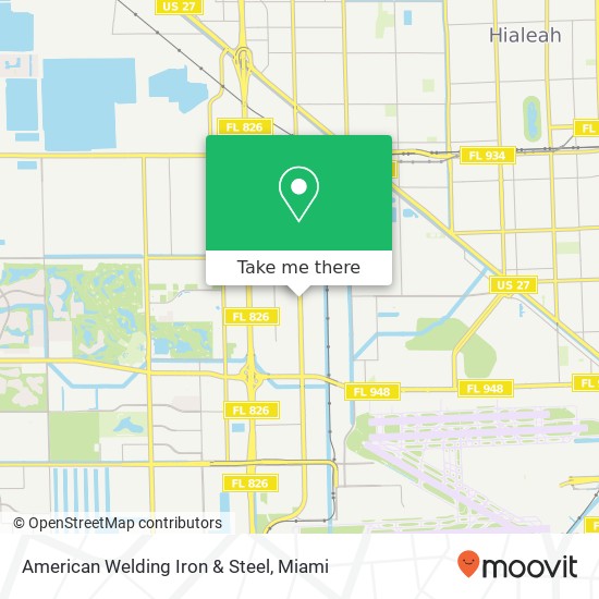 Mapa de American Welding Iron & Steel