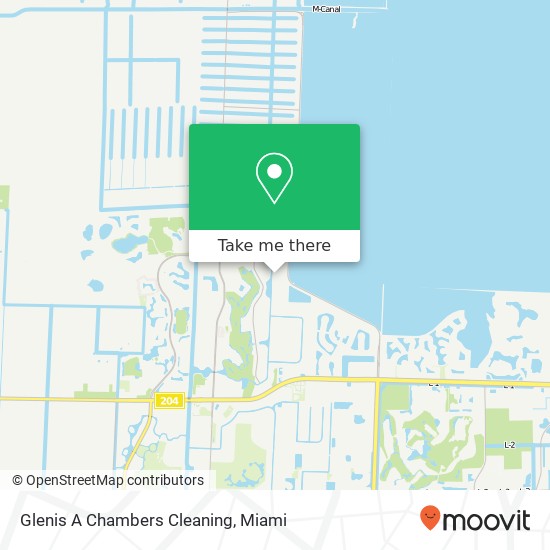 Glenis A Chambers Cleaning map