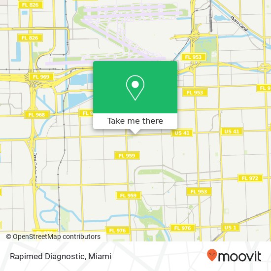 Mapa de Rapimed Diagnostic