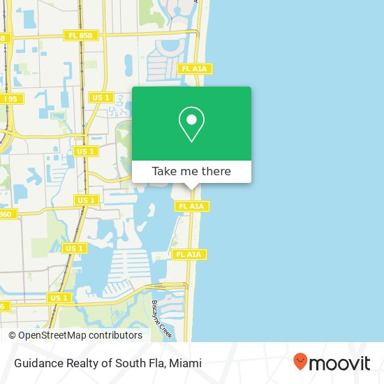 Guidance Realty of South Fla map