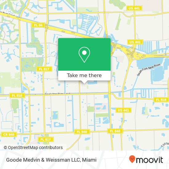 Mapa de Goode Medvin & Weissman LLC