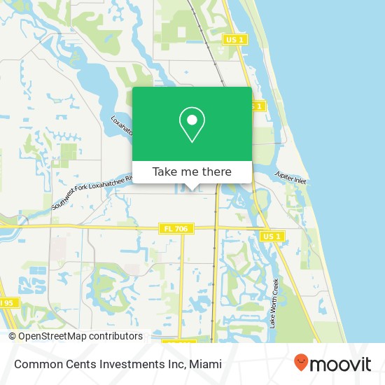 Common Cents Investments Inc map