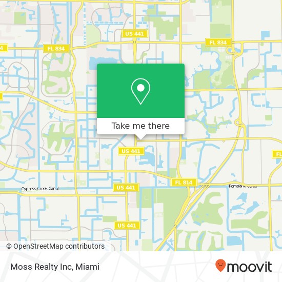 Mapa de Moss Realty Inc