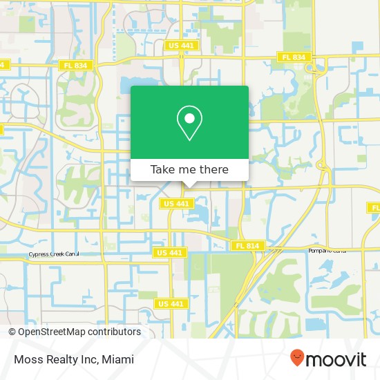 Moss Realty Inc map