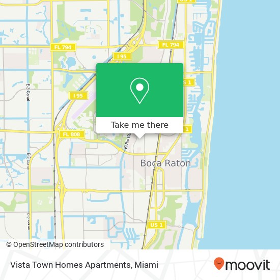 Vista Town Homes Apartments map