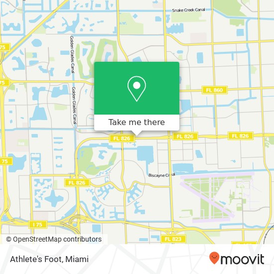 Athlete's Foot map