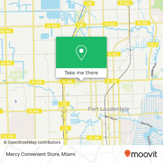 Mapa de Mercy Convenient Store