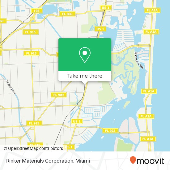 Mapa de Rinker Materials Corporation