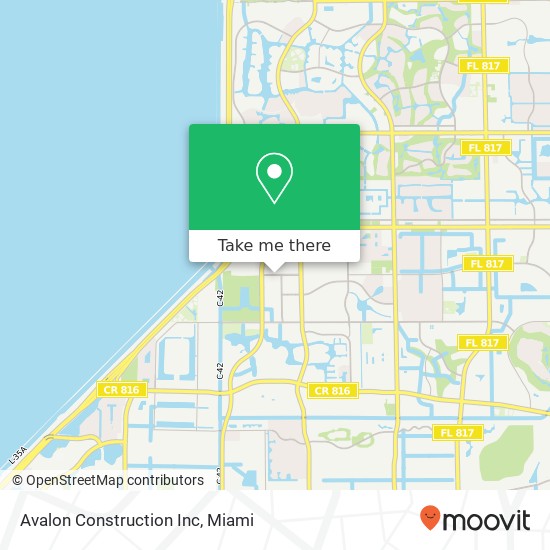 Mapa de Avalon Construction Inc