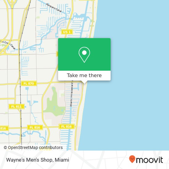 Wayne's Men's Shop map