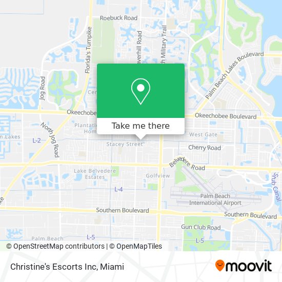 Mapa de Christine's Escorts Inc