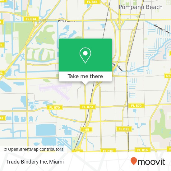 Trade Bindery Inc map