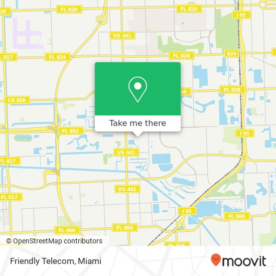 Friendly Telecom map