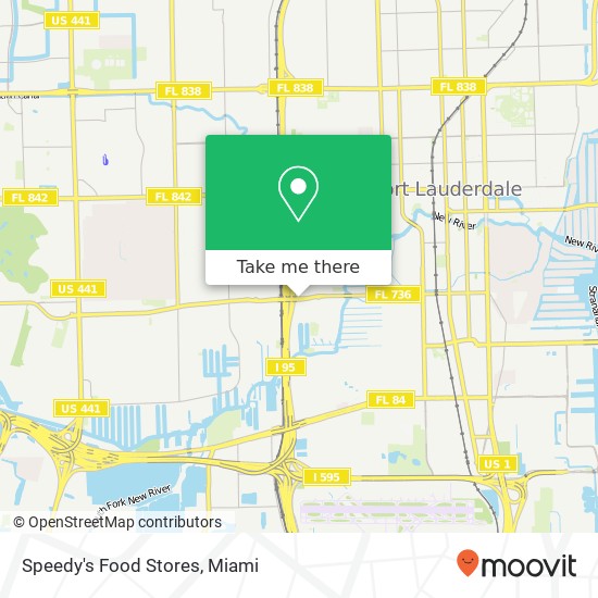 Speedy's Food Stores map