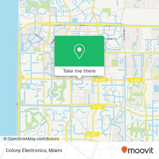 Colony Electronics map