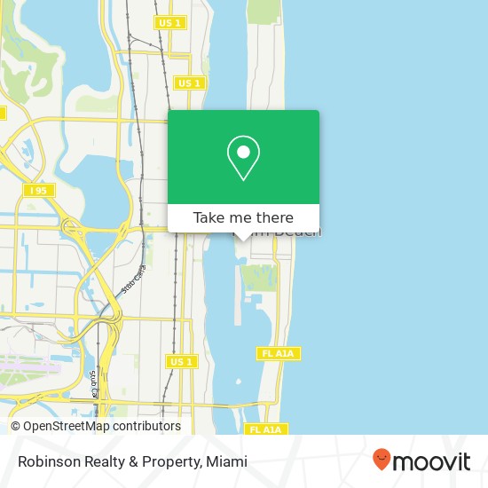 Robinson Realty & Property map