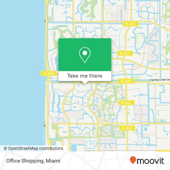 Mapa de Office Shopping