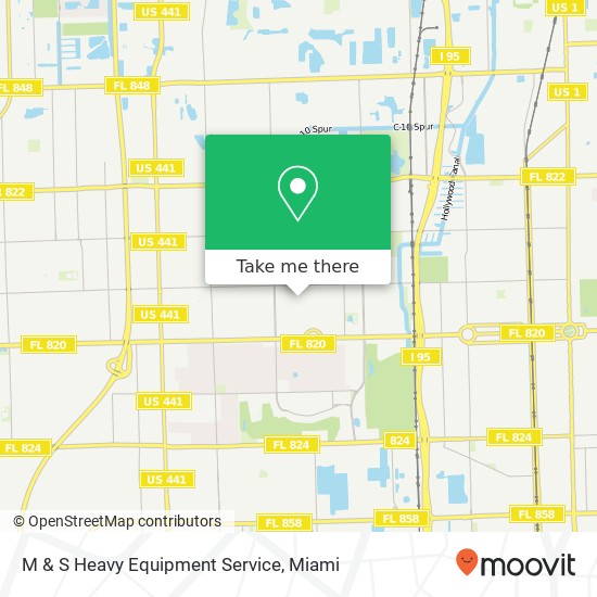 Mapa de M & S Heavy Equipment Service