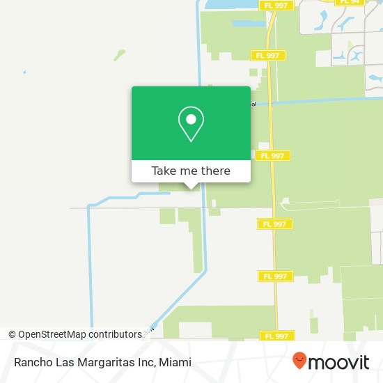 Mapa de Rancho Las Margaritas Inc