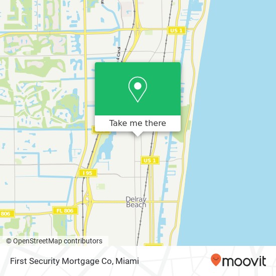 First Security Mortgage Co map
