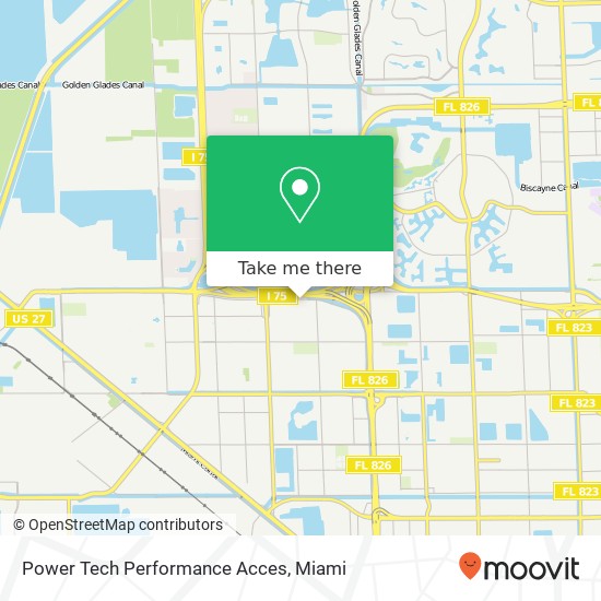 Mapa de Power Tech Performance Acces