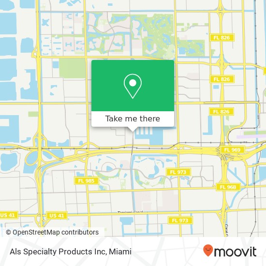 Als Specialty Products Inc map