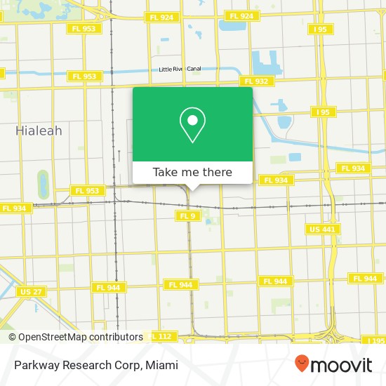 Mapa de Parkway Research Corp