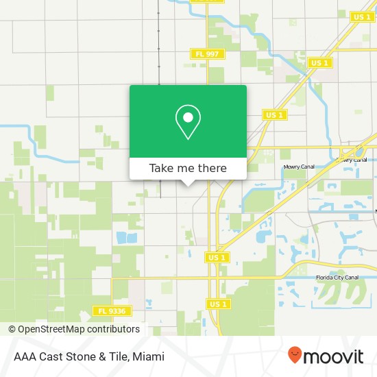 AAA Cast Stone & Tile map