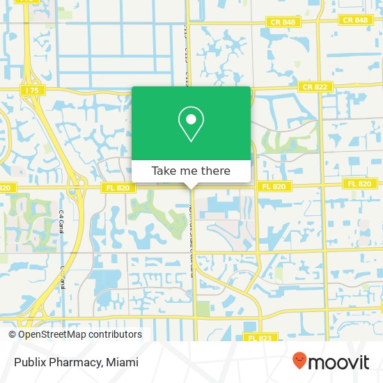 Publix Pharmacy map