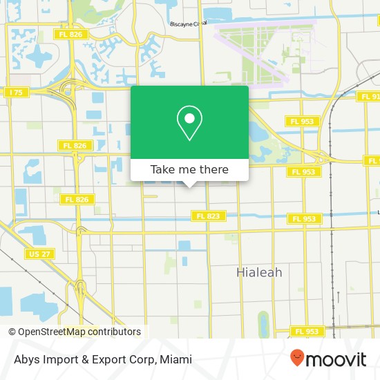 Mapa de Abys Import & Export Corp