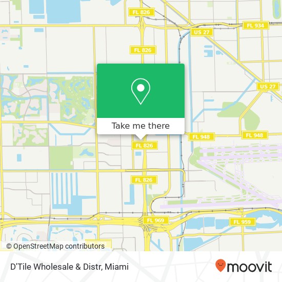 D'Tile Wholesale & Distr map