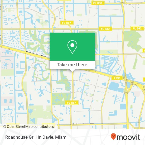 Roadhouse Grill In Davie map