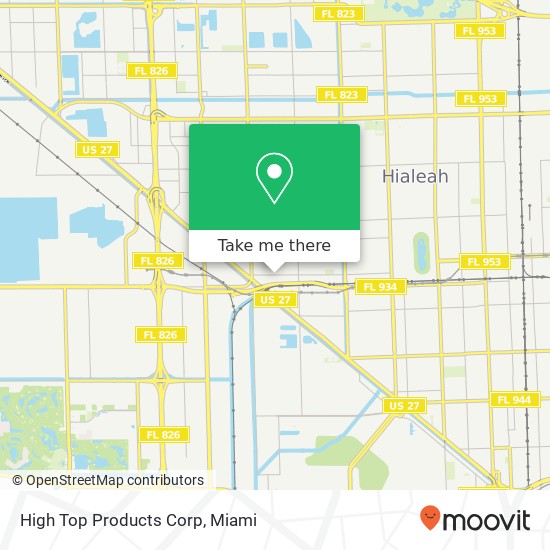 Mapa de High Top Products Corp