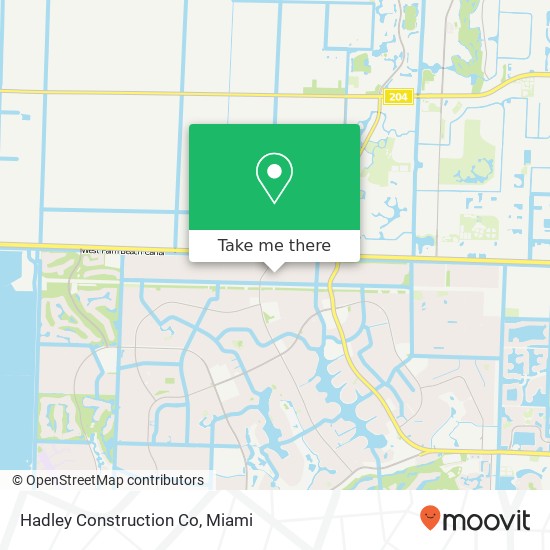 Mapa de Hadley Construction Co