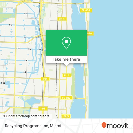 Recycling Programs Inc map