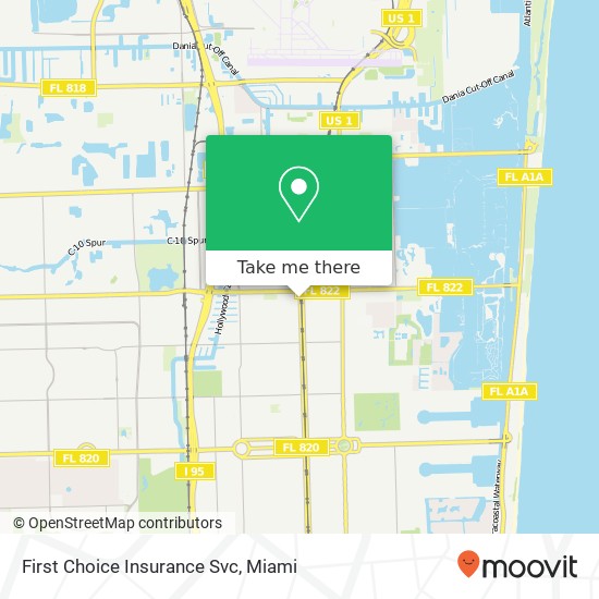 First Choice Insurance Svc map