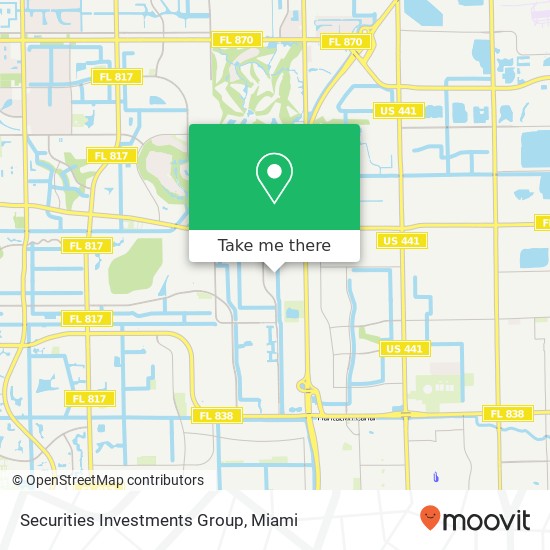 Securities Investments Group map