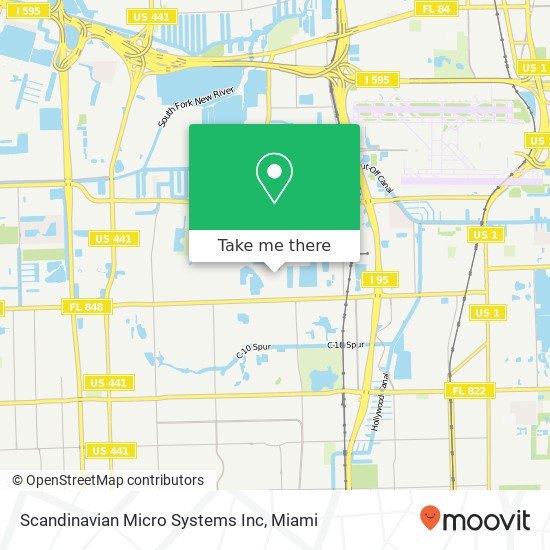 Mapa de Scandinavian Micro Systems Inc